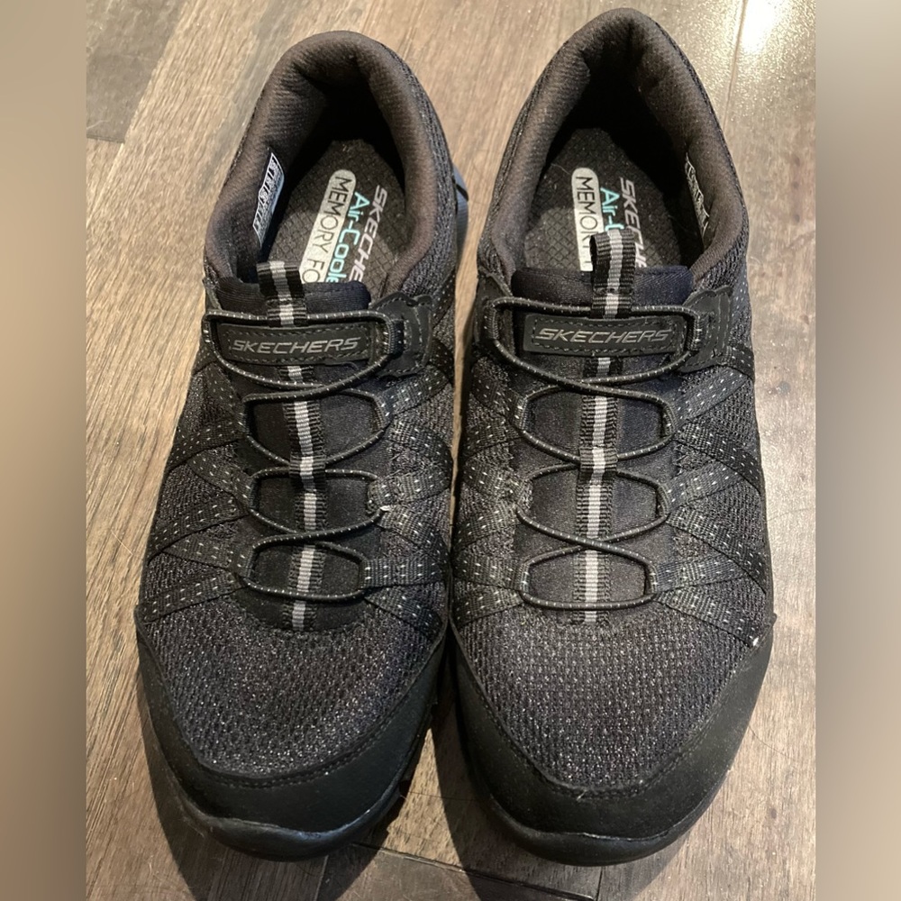 Skechers Air-Cooled Memory Foam Slide Ons